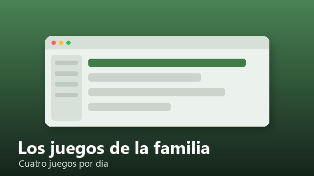 Los juegos de la familia